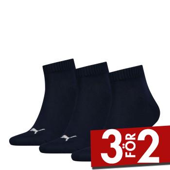 Puma Strumpor 3P Quarter Socks Marin Strl 43/46