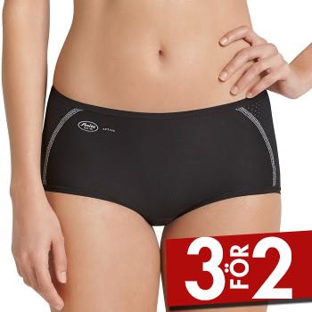Anita Trosor Active Sporty Brief Panty Svart 38 Dam