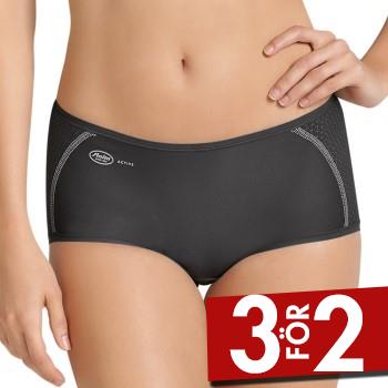 Anita Trosor Active Sporty Brief Panty M&ouml;rkgr&aring; 38 Dam