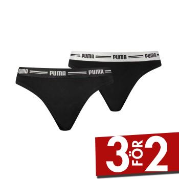 Puma Trosor 2P Iconic Solid String Svart X-Small Dam