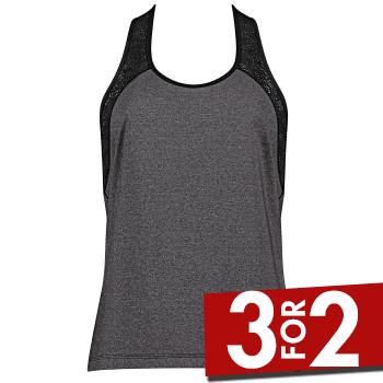 Sloggi mOve FLY Tank Mørkgrå  Small Dame