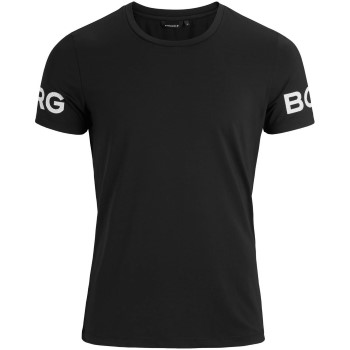 Bilde av Björn Borg Performance Tee Svart Polyester Large Herre