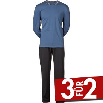 JBS Long Sleeve Pyjamas 130 Blau Baumwolle Large Herren