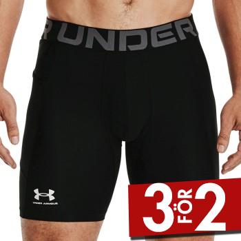 Under Armour Kalsonger HeatGear Mid Compression Shorts Svart Small Herr