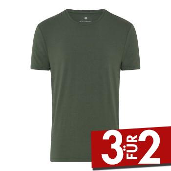 JBS of Denmark Bamboo Blend O-neck T-shirt Grün Small Herren