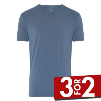 JBS of Denmark Bamboo Blend O-neck T-shirt Blå XX-Large Herre