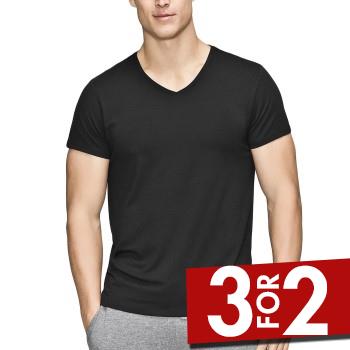 JBS of Denmark Bamboo Blend V-neck T-shirt Svart XX-Large Herre