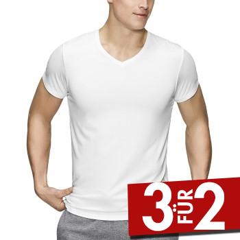 JBS of Denmark Bamboo Blend V-neck T-shirt Weiß 3XL Herren