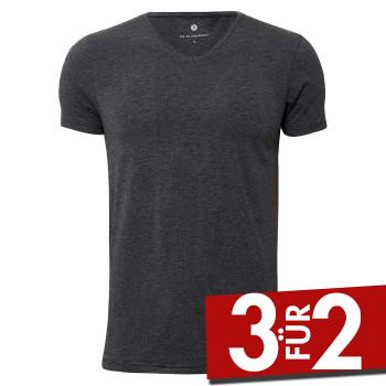 JBS of Denmark Bamboo Blend V-neck T-shirt Dunkelgrau XX-Large Herren