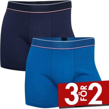 JBS of Denmark Kalsonger 2P Bamboo Blend Tights Pique Blå Small Herr