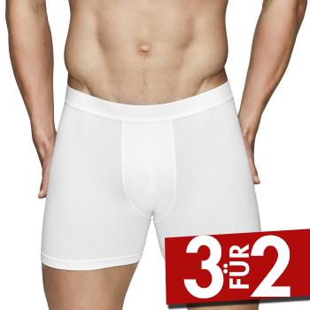 JBS of Denmark 2P Organic Cotton Tights Weiß Ökologische Baumwolle Small Herren