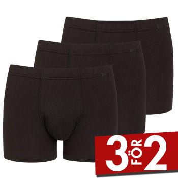 Jockey Kalsonger 3P Cotton Plus Trunk Svart Small Herr