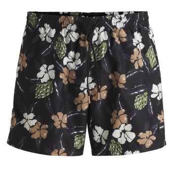 BOSS Badebukser Piranha Swim Shorts Svart Mønster polyester X-Large Herre
