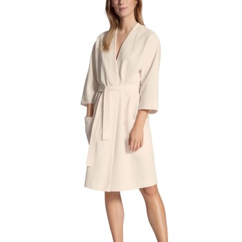 Bilde av Calida Cosy Shower Bathrobe Krem Bomull Large Dame