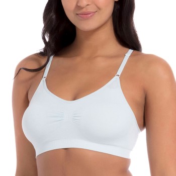 Magic BH Comfort Bra Spaghetti Straps Bamboo Lysblå Small Dame