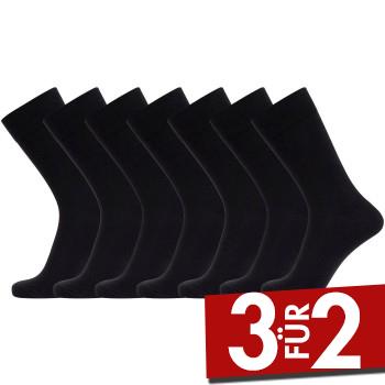 JBS 7P Bamboo Socks Schwarz Gr 41/44