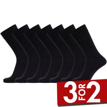 JBS Strømper 7P Bamboo Socks Svart Str 37/40