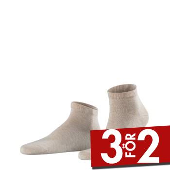 Falke Strumpor 2P Happy Sneaker Socks Sand bomull Strl 43/46 Herr