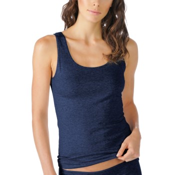 Mey Cotton Pure Tank Top Midnattsblå bomull 46 Dame