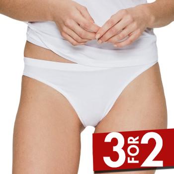JBS of Denmark Truser Organic Cotton Tai Brief Hvit økologisk bomull Small Dame