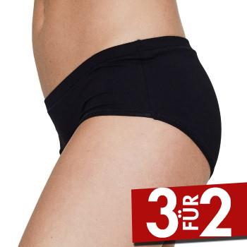 JBS of Denmark Organic Cotton Hipster Schwarz Ökologische Baumwolle Medium Damen