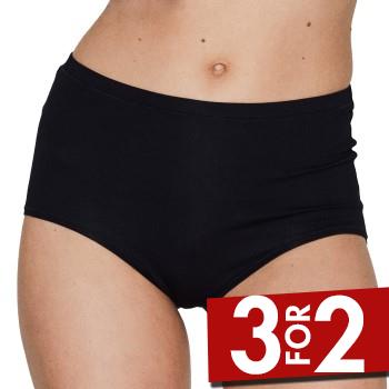 JBS of Denmark Truser Organic Cotton Maxi Brief Svart økologisk bomull Small Dame