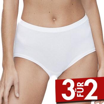 JBS of Denmark Organic Cotton Maxi Brief Weiß Ökologische Baumwolle Large Damen