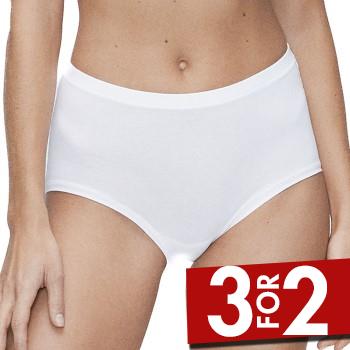 JBS of Denmark Truser Organic Cotton Maxi Brief Hvit økologisk bomull Large Dame