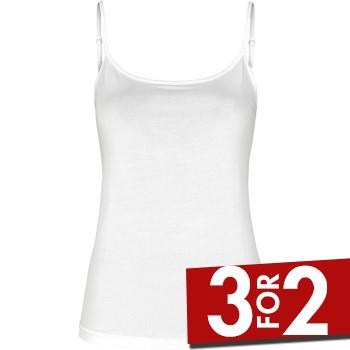 JBS of Denmark Bamboo Top Narrow Strap Hvit X-Large Dame