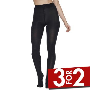 JBS of Denmark Strømpebukser Organic Cotton Pantyhose Tights Mørkgrå S/M Dame