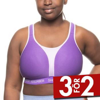 Shock Absorber BH Ultimate Run Padded Bra Lila C 70 Dam