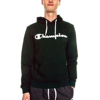 Bilde av Champion Men Hooded Sweatshirt American Classic Mørkgrørnn Large Herre