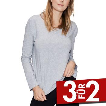 JBS of Denmark Bamboo Long Sleeve Top Hellgrau Medium Damen