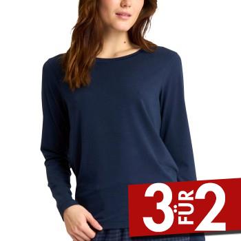 JBS of Denmark Bamboo Long Sleeve Top Marine X-Large Damen