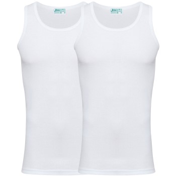 Bilde av Jbs 2p Organic Cotton Singlet Hvit økologisk Bomull Large Herre