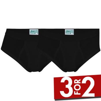JBS 2P Organic Cotton Brief Svart økologisk bomull 3XL Herre