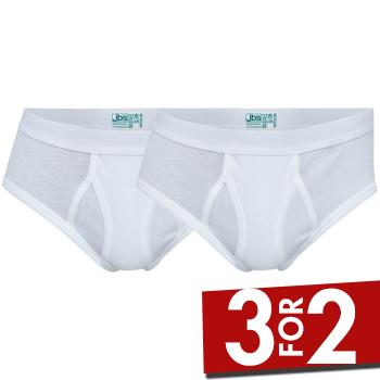 JBS 2P Organic Cotton Brief Hvit økologisk bomull X-Large Herre
