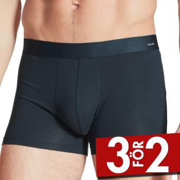 Calida Kalsonger Cotton Code Boxer Brief M&ouml;rkbl&aring; bomull Small Herr