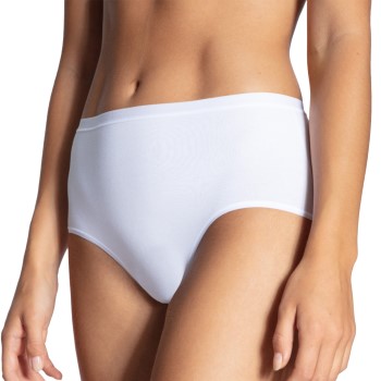 Bilde av Calida Truser Natural Comfort Brief Highwaist Hvit Bomull Large Dame