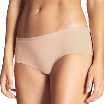 Bilde av Calida Truser Natural Comfort Hipster Beige Bomull Small Dame