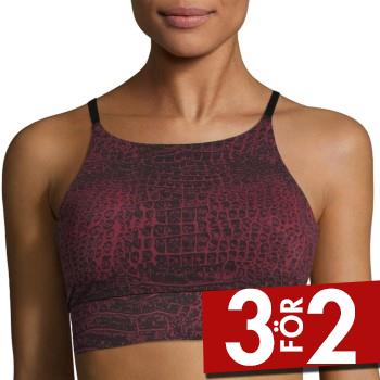Casall BH Hot Yoga Sports Bra R&ouml;d M&ouml;nstrad Small Dam
