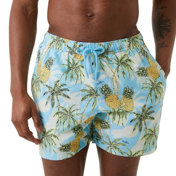 Bilde av Björn Borg Badebukser Sylvester Swim Shorts Blå/gul Polyester Small Herre