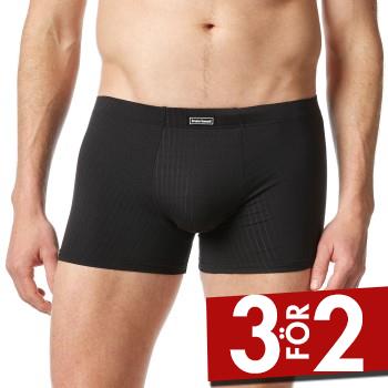 Bruno Banani Kalsonger Check Line 2.0 Shorts Svart polyamid Small Herr
