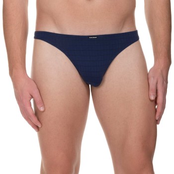 Bilde av Bruno Banani Check Line 2.0 String Marine Polyamid Medium Herre