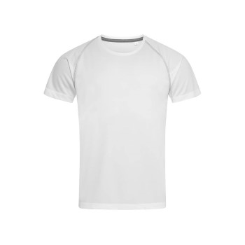 Stedman Active 140 Men Team Raglan Vit polyester Large Herr | apparel & accessories - clothing - shirts & tops | ModeLejon