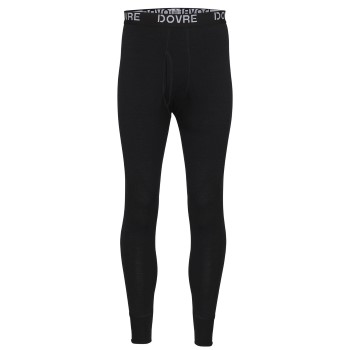 Bilde av Dovre Wool Long Johns Svart Merinoull Medium Herre