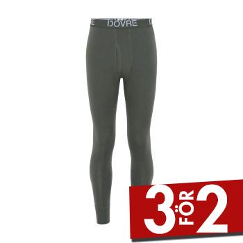 Dovre Wool Long Johns Gr&ouml;n merinoull Small Herr