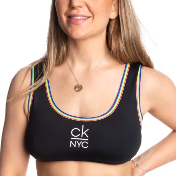 Bilde av Calvin Klein Pride Bralette Bikini Svart Large Dame