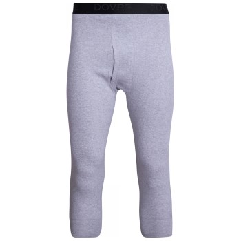 Dovre Three Quarter Long Johns Grå bomull Medium Herre