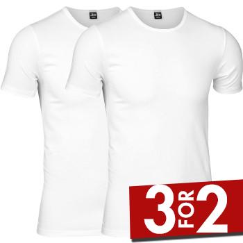 JBS 2P Organic Cotton Crew Neck T-shirt Hvit økologisk bomull Small Herre